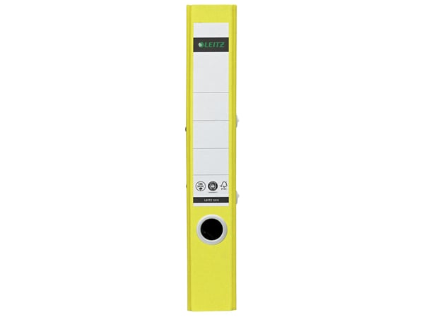 Leitz 180° Recycle - Spakbågesfil - ryggbredd: 55 mm - för A4 (210 x 297 mm) - kapacitet: 350 ark - gul
