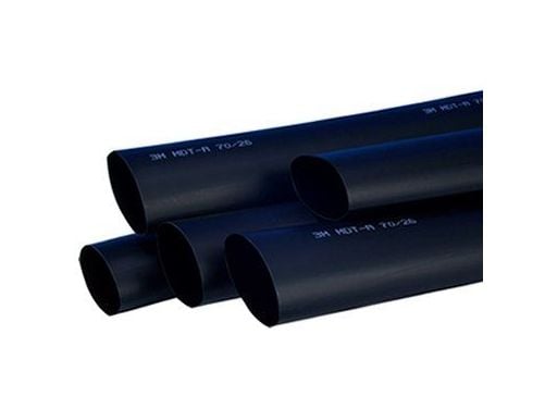 3M TE100037569, Kutistesukka, musta, 100 cm, 1,2 cm, 135 °C 3M TE100037569, Kutistesukka, musta, 100 cm, 1,2 cm, 135 °C
