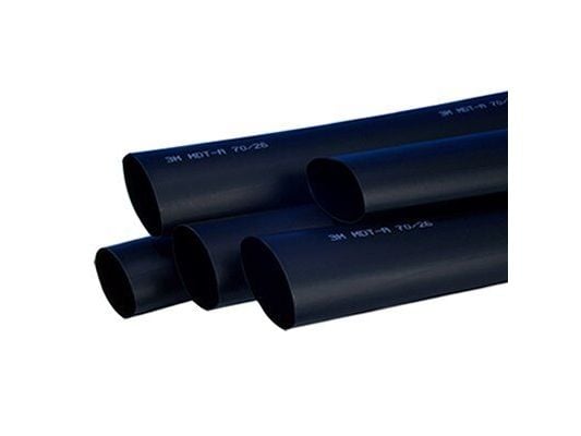 3M TE100037593, kutisteputki, musta, polyolefiini, 100 cm, 3,2 cm, 10 kpl