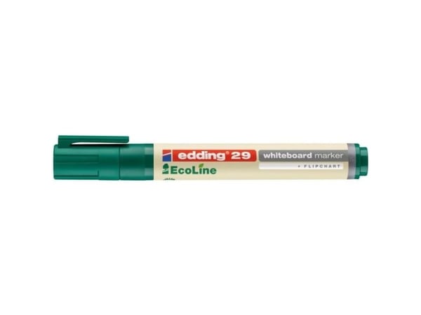 Whiteboard-markör edding 29 EcoLine snedspets, grön