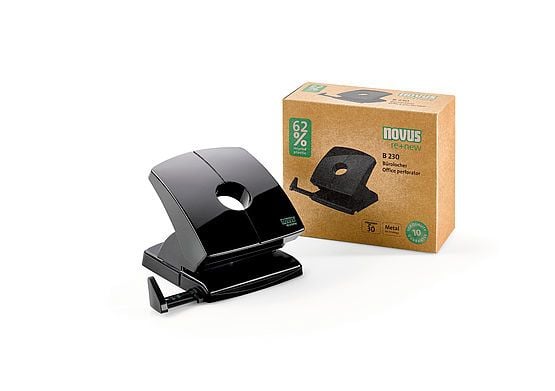 Novus B 230, 30 ark, Sort, Metall, 8 cm, 5,5 mm, 350 g