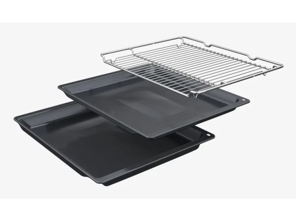 Bosch Serie 8 HRG7361B1, Medium, Elektrisk ovn, 71 l, 71 l, 30 - 300 °C, Katalytisk + hydrolytisk