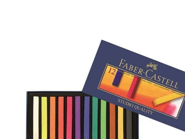 Faber-Castell STUDIO QUALITY - Fargeblyant - myk pastell - assorterte farger (en pakke 12)