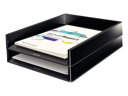 Leitz Duo Colour - Brevfack - för A4 (210 x 297 mm) - svart