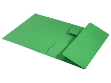 Leitz Recycle - 3-fliksmappe - for A4 (210 x 297 mm) - kapasitet: 250 ark - grønn