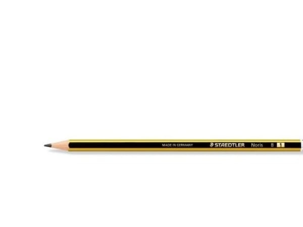Staedtler Noris, B, Svart, Gul, PEFC, 2 mm, 12 styck, Tyskland