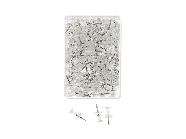 Wedo 54 249, Transparent, 10 mm, 23 mm, 100 styck