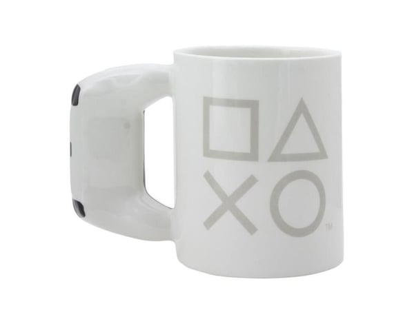 Paladone Playstation Shaped Mug PS5, Yksi, 0,48 L, Valkoinen, Keraaminen, Muki, Universaali