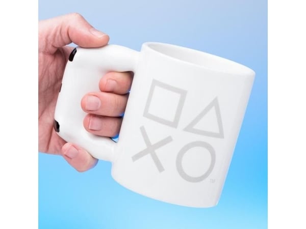 Paladone Playstation Shaped Mug PS5, Yksi, 0,48 L, Valkoinen, Keraaminen, Muki, Universaali