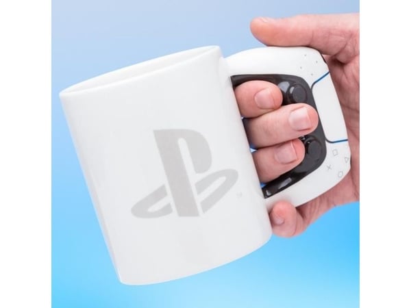 Paladone Playstation Shaped Mug PS5, Yksi, 0,48 L, Valkoinen, Keraaminen, Muki, Universaali