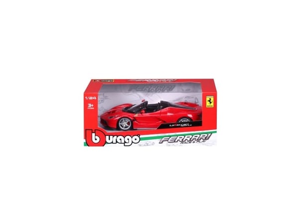 BBURAGO Laferrari Aperta, Bil, Förmonterad, 1:24, Laferrari Aperta, Svart, Röd, CE