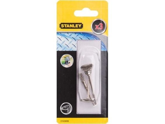 Stanley STA36090-XJ, Tillbehörssats, Metall, Trä, Betong, Svart, Silver, 3 styck, Blåsa