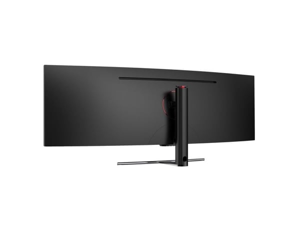 LC Power LC-M49-DFHD-144-C-Q - QLED monitor - böjd - 49" - 3840 x 1080 DFHD @ 144 Hz - VA - 350 cd/m² - 3000:1 - 6 ms - 3xHDMI, DisplayPort - svart
