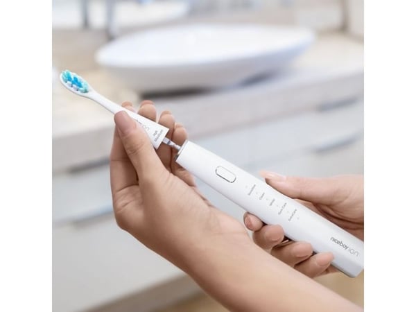 Niceboy SONICWHITE, Voksen, Vibrerende tannbørste, Daglig stell, Grundig rens, Gum omsorg, Sensitiv / Myk, Whitening, 43000 bevegelser per minutt, ...