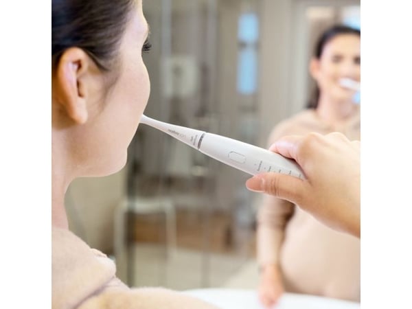 Niceboy SONICWHITE, Voksen, Vibrerende tannbørste, Daglig stell, Grundig rens, Gum omsorg, Sensitiv / Myk, Whitening, 43000 bevegelser per minutt, ...