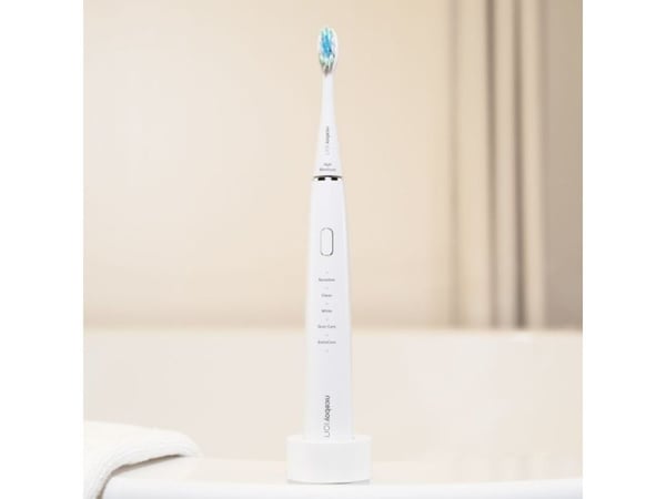 Niceboy SONICWHITE, Voksen, Vibrerende tannbørste, Daglig stell, Grundig rens, Gum omsorg, Sensitiv / Myk, Whitening, 43000 bevegelser per minutt, ...
