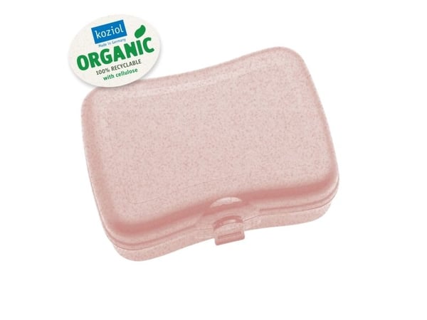 koziol BASIC ORGANIC, Lunchlåda, Tonåringar, Rosa, Termoplast, Monokromatiskt, Rektangulär
