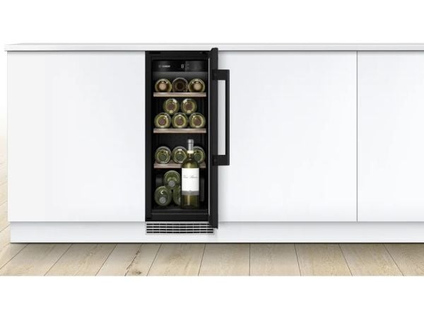 Bosch Serie | 6 KUW20VHF0 - Vinkjøler - innebygd - fordypning - bredde: 30 cm - dybde: 55 cm - høyde: 82 cm - 58 liter - Klasse F