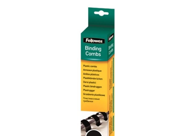 Fellowes 5331902, A4, plast, svart, 100 ark, 1,4 cm, 14 mm