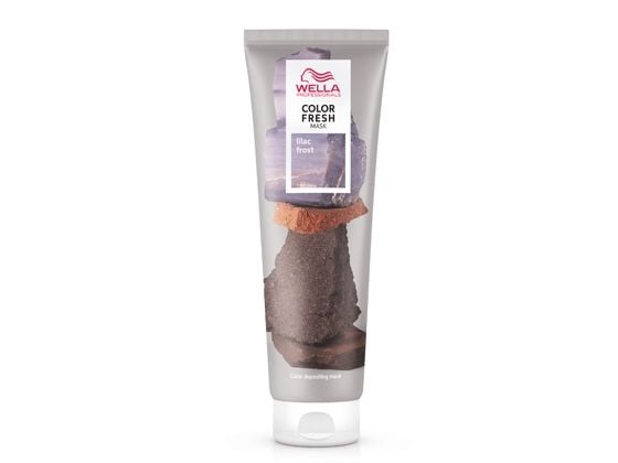 Wella Color Fresh Mask, Lilac, Lilac Frost, 150 ml, Hunkjønn, Alle hårtyper, Rør