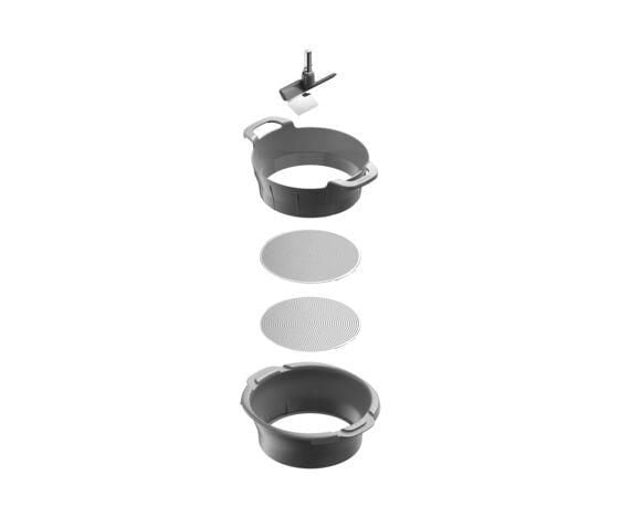 Kenwood KAT20.000GY, Rostfritt stål, 310 mm, 265 mm, 110 mm, 1,24 kg, 1 styck
