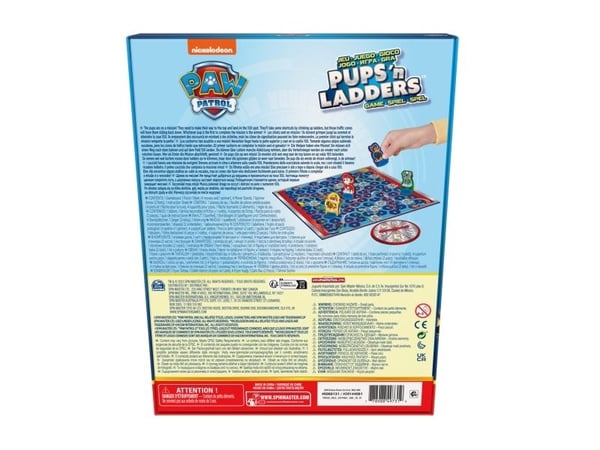 Spin Master Games PAW Patrol Pups ‘N Ladders, Brettspill, Reise/eventyr, 4 år, Familiespill