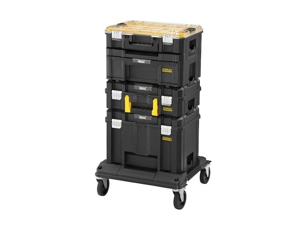 Stanley FMST1-80107, Työkalulaatikko, musta, Keltainen, 51,49 L, 100 kg, 486 mm, 436 mm