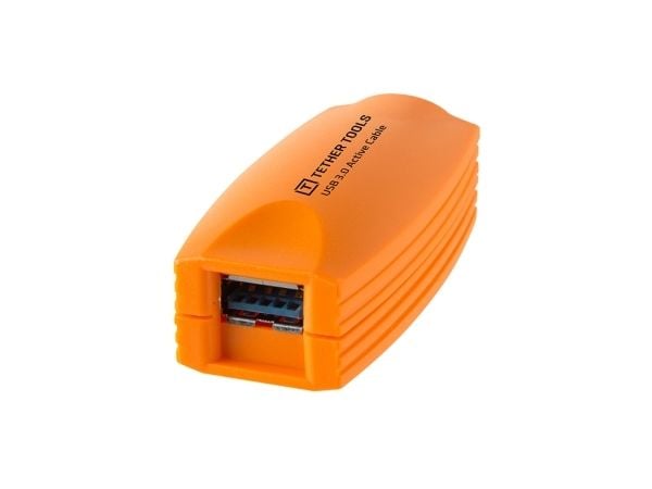 Tether Tools CU3017, 5 m, USB A, USB A, USB 3.2 Gen 1 (3.1 Gen 1), 5 Gbit/s, Oransje