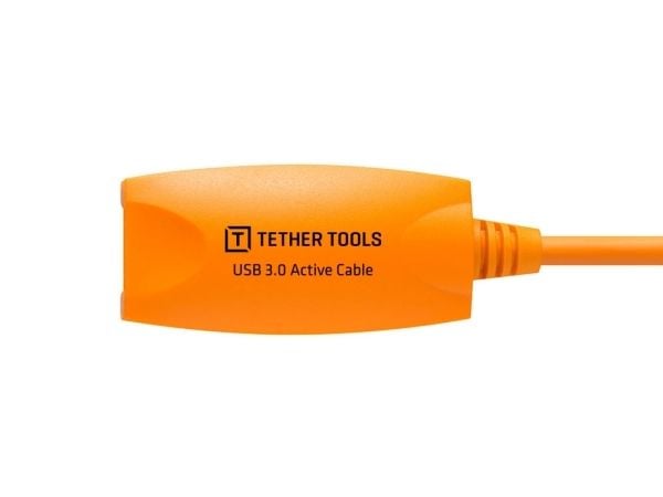 Tether Tools CU3017, 5 m, USB A, USB A, USB 3.2 Gen 1 (3.1 Gen 1), 5 Gbit/s, Oransje