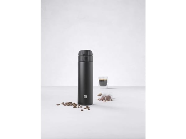 ZWILLING THERMO, 0,45 L, musta, ruostumaton teräs, 7 h, 12 h, bisfenoli A (BPA)