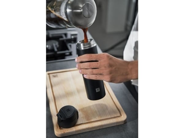 ZWILLING THERMO, 0,45 L, musta, ruostumaton teräs, 7 h, 12 h, bisfenoli A (BPA)