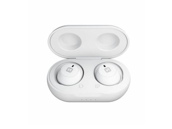 Swissten SV0154511010, True Wireless Stereo (TWS), Samtaler/musikk, Hodesett, Hvit