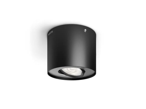Philips Dimmable LED Phase-spotlys til tak/vegg, Overflateegnet, Ikke-utskiftbare pærer, 1 ampuller, LED, 4,5 W, 2700 K