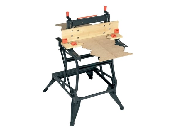 Black & Decker WM550-XJ, Bärbar arbetsbänk, Stål, Trä, Svart, 472 mm, 1 styck