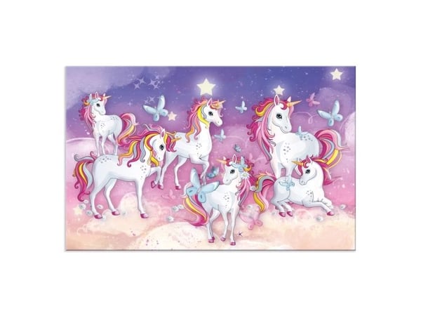 Dobbeltsidig skrivebordsunderlag - Unicorns