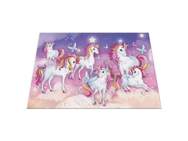 Dobbeltsidig skrivebordsunderlag - Unicorns