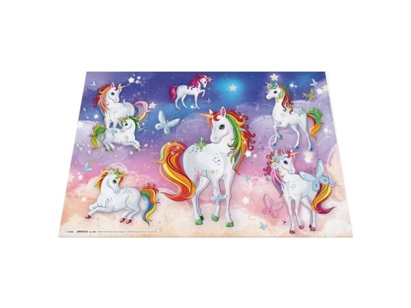 Dobbeltsidig skrivebordsunderlag - Unicorns