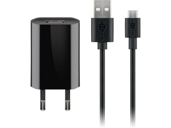 Goobay 44982, Innendørs, AC, 5 V, 1 m, Sort