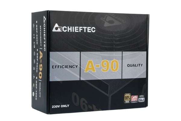 Chieftec GDP-650C, 650 W, 200 - 240 V, 47 - 63 Hz, 5 A, Aktiivinen, 120 W