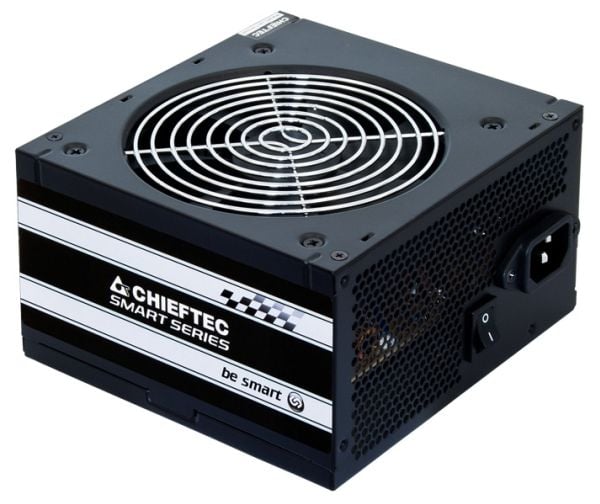 Chieftec Smart Series GPS-400A8 - Nätaggregat (intern) - ATX12V 2.3 - 80 PLUS - AC 230 V - 400 Watt - aktive PFC - svart