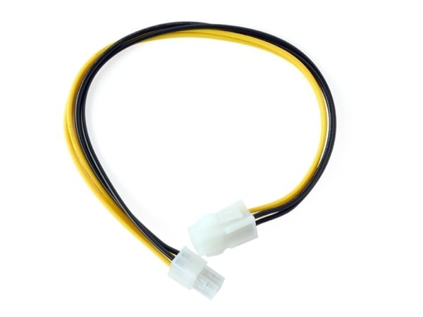 Cablexpert - Förlängningskabel för ström - 4 pin intern effekt (hona) till 4 pin intern effekt (hane) - 30 cm