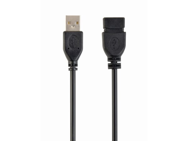 Gembird CCP-USB2-AMAF-6 - USB-förlängningskabel - USB (hona) till USB (hane) - 1.8 m - formpressad - svart