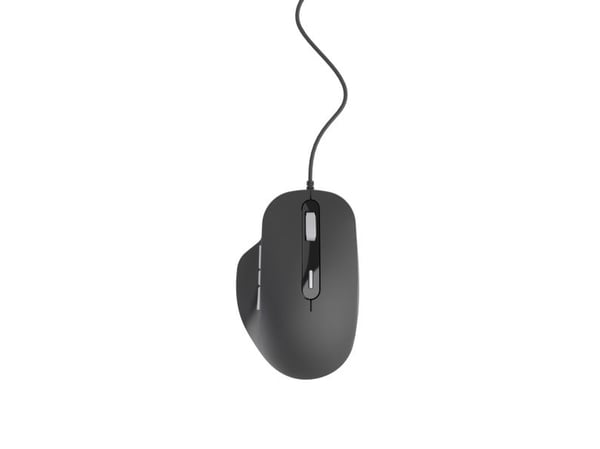 Gembird - Hiiri - ergonominen - optinen - 6 painiketta - langallinen - USB 2.0 - musta - lahjapakkaus, jossa läpinäkyvä ikkuna