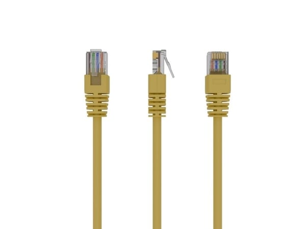 PATCH CABLE CAT5E UTP 1.5M YELLOW PP12-1.5M/Y GEMBIRD