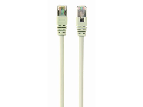Cablexpert - Liitäntäkaapeli - RJ-45 (uros) RJ-45 (uros) - FTP - CAT 5e - muotoiltu - harmaa