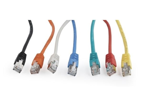 Cablexpert - Liitäntäkaapeli - RJ-45 (uros) RJ-45 (uros) - FTP - CAT 5e - muotoiltu - harmaa