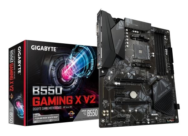 GIGABYTE B550 Gaming X V2, AMD, AM4, AMD Ryzen 3000 Series, AMD Ryzen 4000 Series, AMD Ryzen 5000 Series, AM4, DDR4-SDRAM, 128 GB