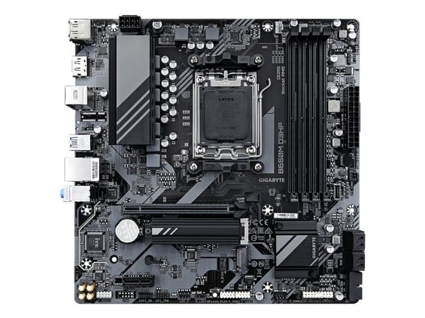 Gigabyte B650M D3HP - 1.0 - moderkort - micro ATX - Socket AM5 - AMD B650 Chipuppsättning - USB 3.2 Gen 1, USB-C 3.2 Gen 1 - 2.5 Gigabit LAN - inby...