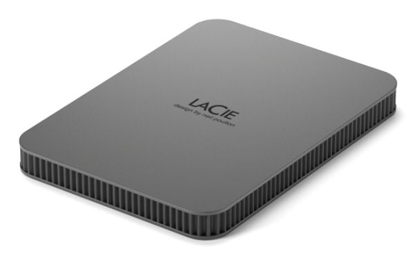 LaCie Mobile Drive Secure, 2 TB, 3.2 Gen 1 (3.1 Gen 1), harmaa