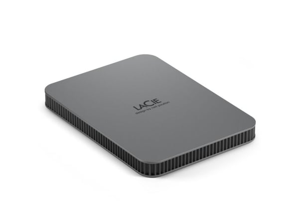 LaCie Mobile Drive Secure, 2 TB, 3.2 Gen 1 (3.1 Gen 1), harmaa